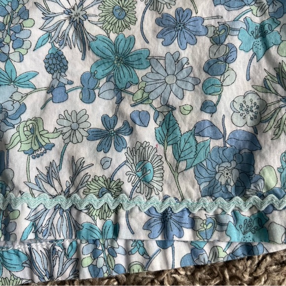 Toddler Baby Girls Papo d'Anjo Long Sleeve Dress Floral Prairie Cottage Size 3* - Picture 4 of 9